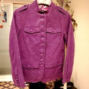 Twiggy London suede blazer type jacket true 2 size